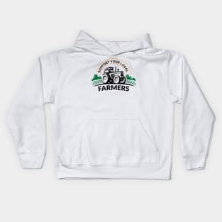 Support Local Farmers Kids Hoodie